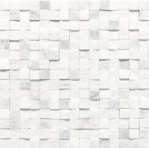 Contempo White High-Low Split Face - stone tile